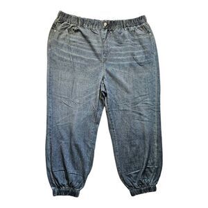 BLANK NYC Over Think It Jogger Digital Denim Blue 3X
